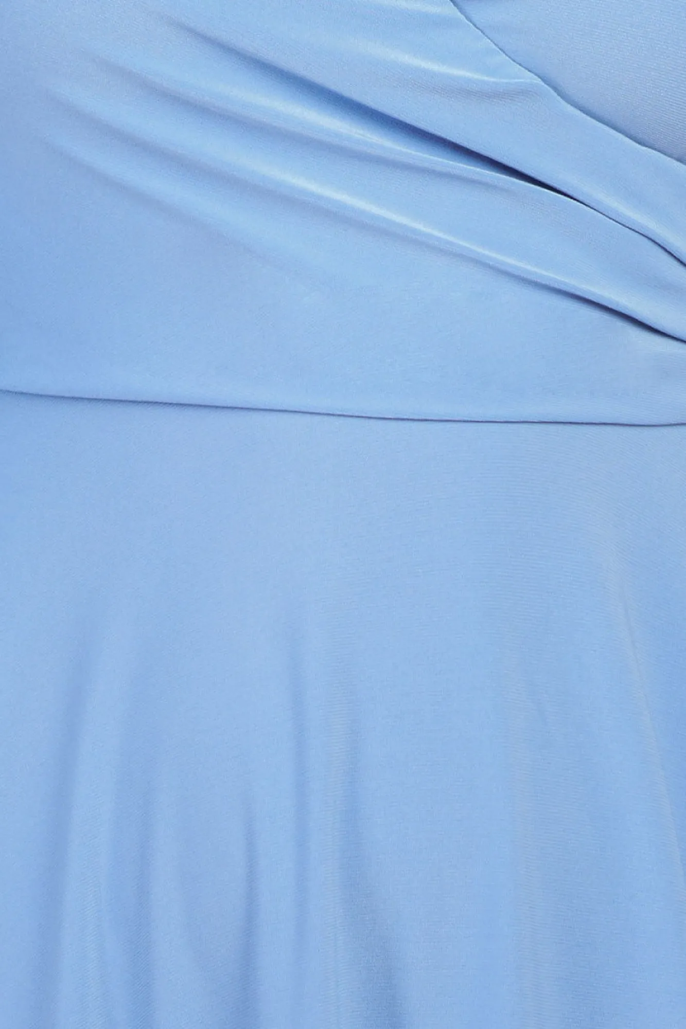 Midi Dresses^* Asymmetrical Wrap Midi Dress - Wedgewood Blue Wedgewoodblue