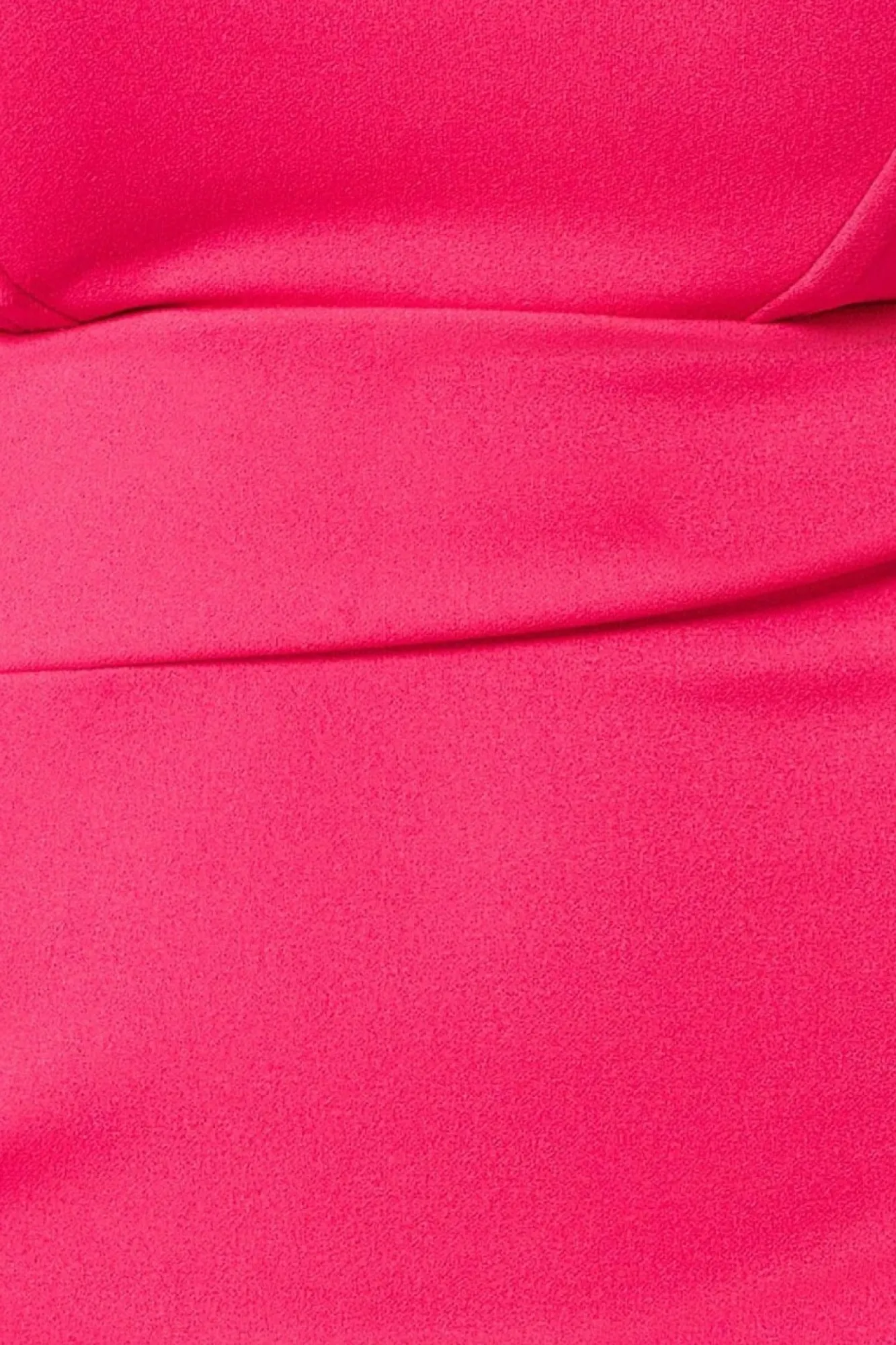 Midi Dresses^* Bandeau Scuba Midi Dress - Hot Pink Hotpink