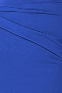 Midi Dresses^* Bardot Pleated Midi Dress - Royal Blue Royalblue