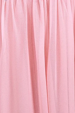 Maxi Dresses^* Bridesmaids Chiffon Maxi Dress Blush