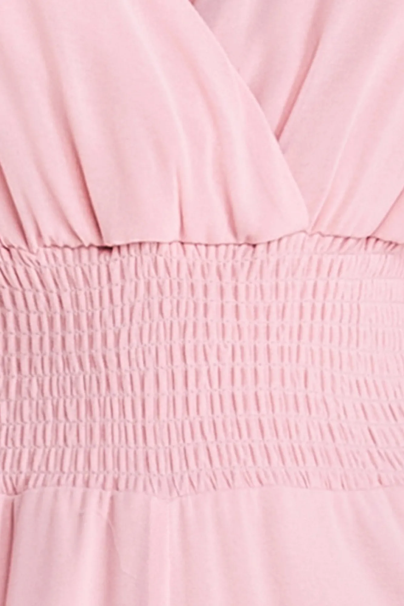 Jumpsuits^* Chiffon Jumpsuit With Flutter Sleeves Blush