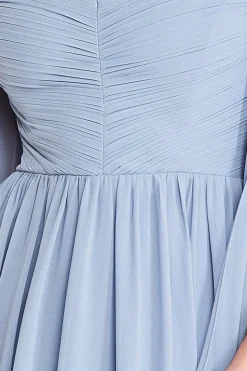 Maxi Dresses^* Chiffon Off The Shoulder Maxi With Wings Blue