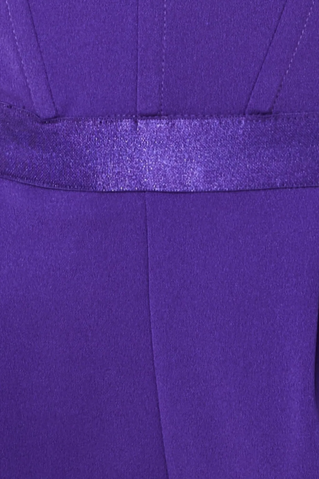 Jumpsuits^* Corset Bodice Scuba & Satin Bardot Jumpsuit Purple