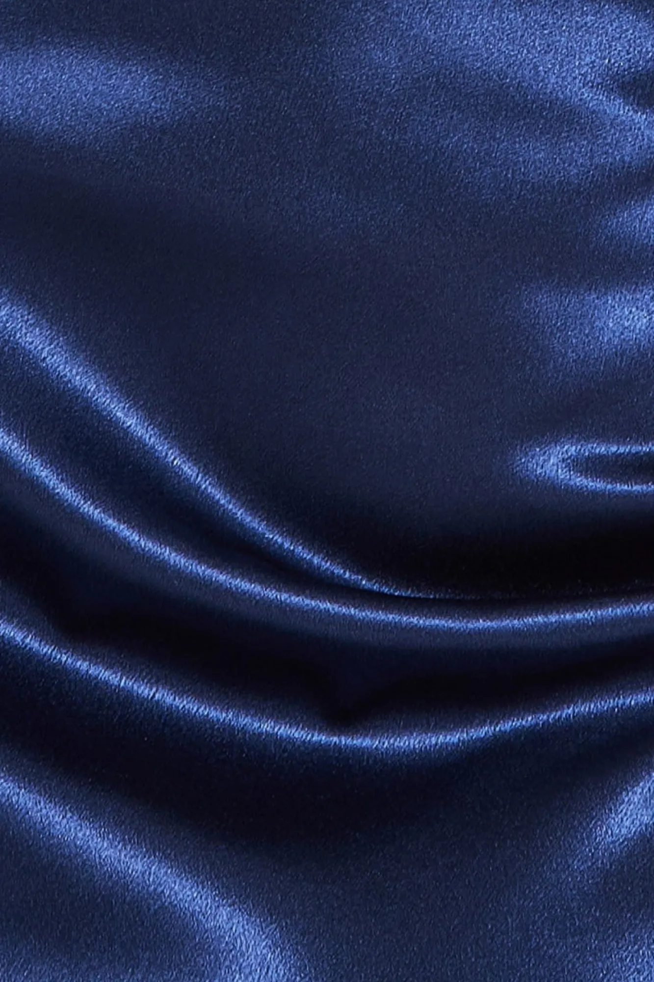 Maxi Dresses^* Cowl Neck With Strappy Back Satin Maxi Navy