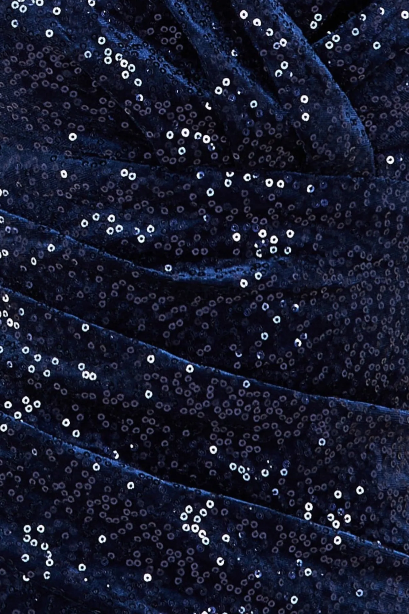 Maxi Dresses^* Exclusive Sequin & Velvet Bardot Maxi Dress Navy
