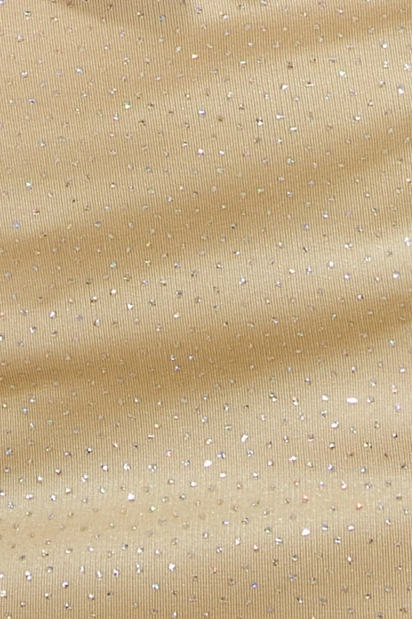 Mini Dresses^* Glitter Cowl Back Mini With Sleeves Gold
