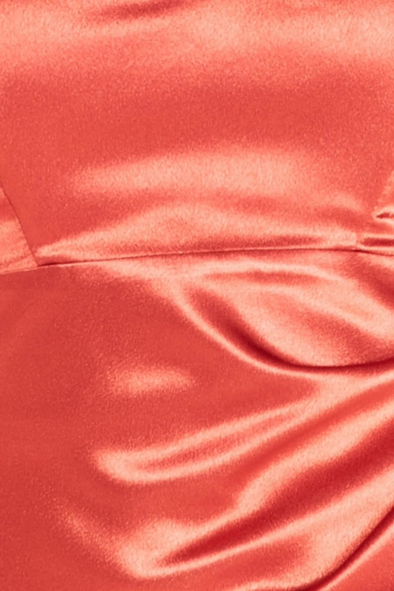 Maxi Dresses^* Off Shoulder Satin Maxi With V Neck Burntorange