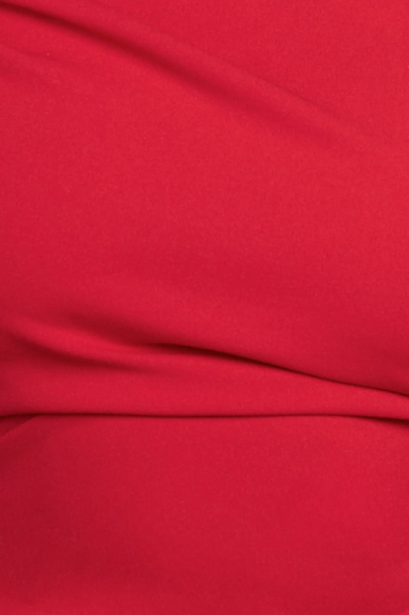 Maxi Dresses^* Off The Shoulder Scuba Maxi Dress Red