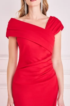 Maxi Dresses^* One Shoulder Evening Maxi Red