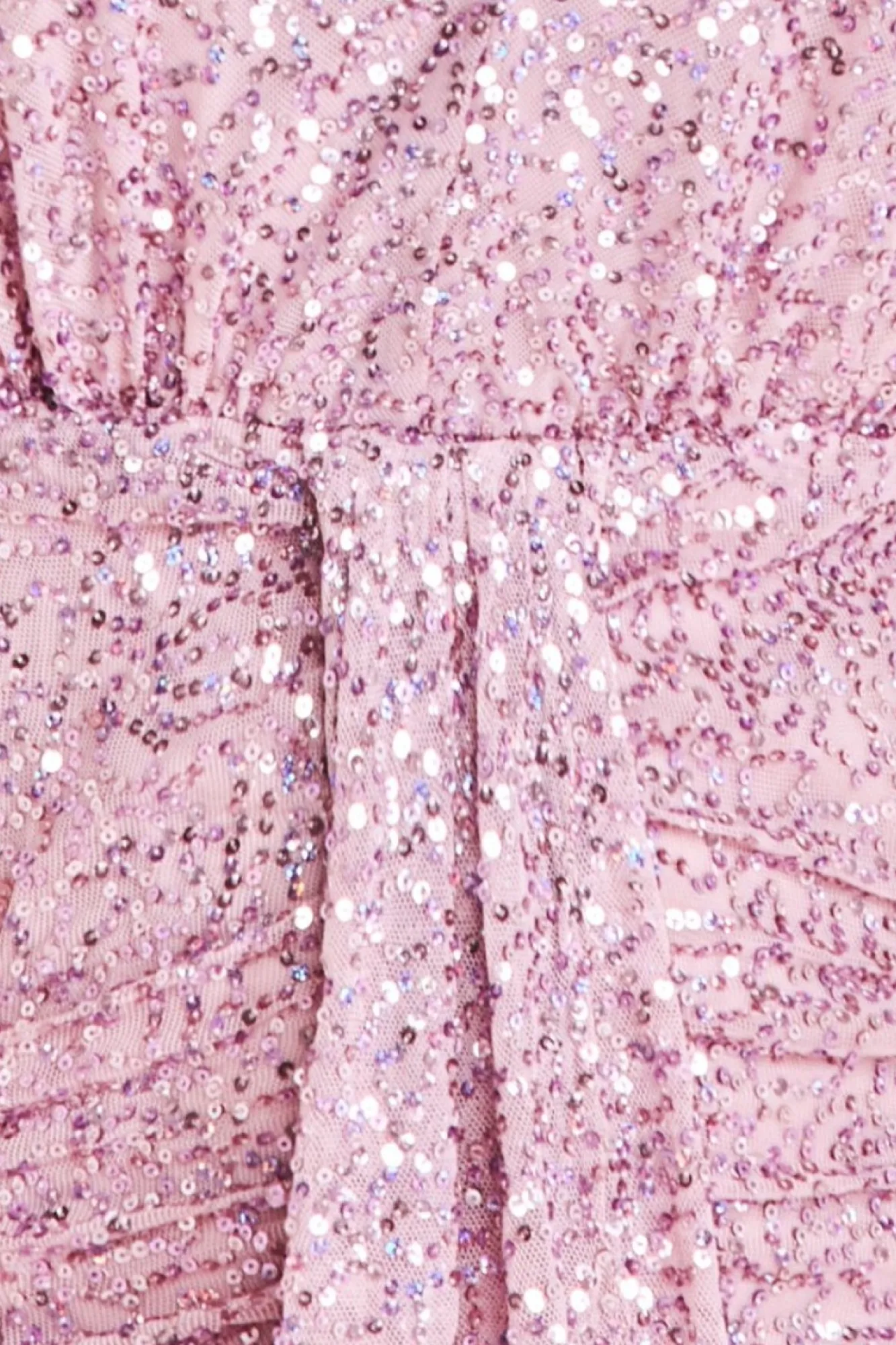 Maxi Dresses^* Plunge V-Neck Sequin Maxi Blush