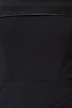 Maxi Dresses^* Satin Band Bandeau Maxi Dress Black