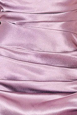 Maxi Dresses^* Satin Bandeau Maxi Dress Blush