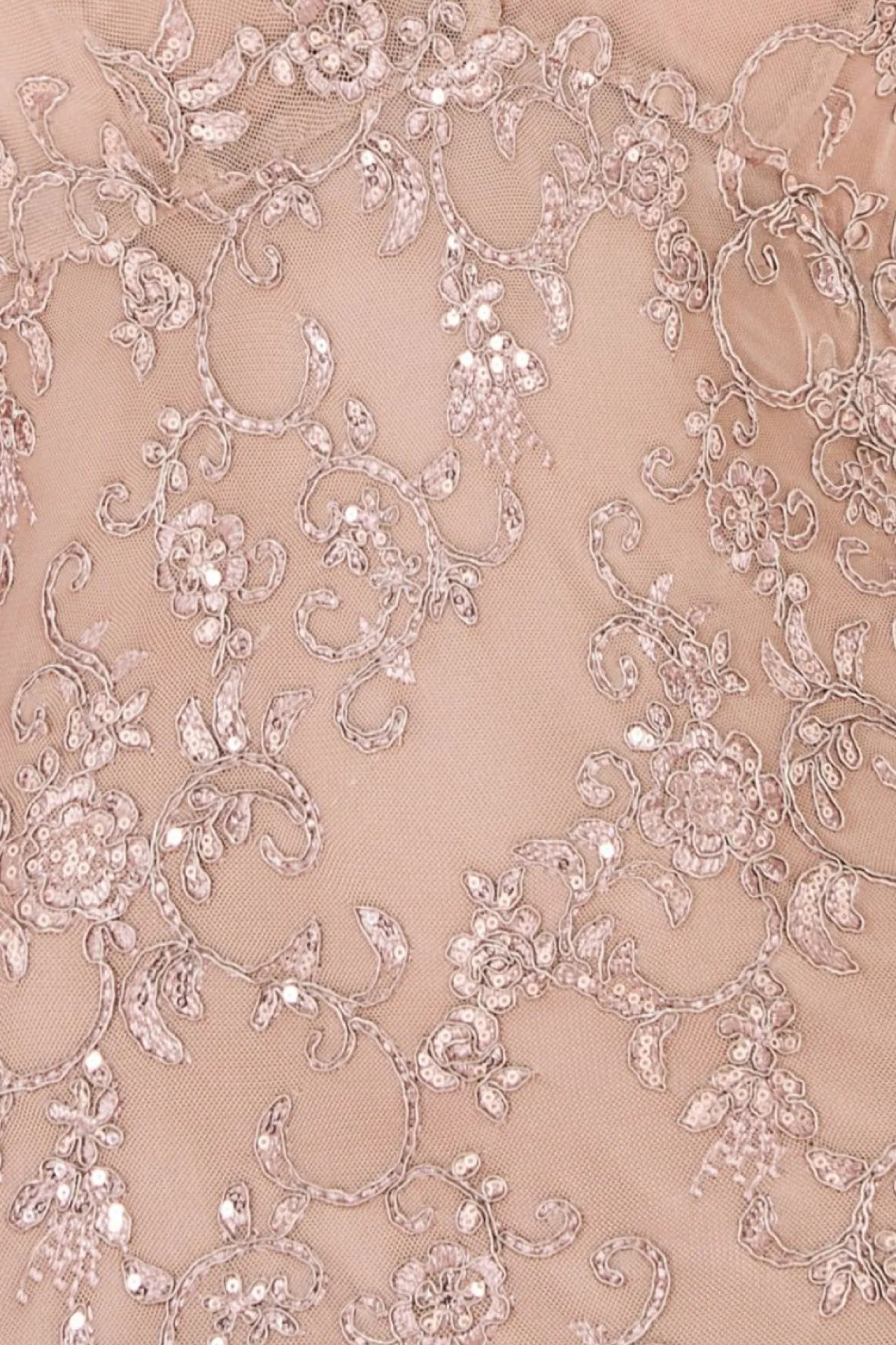 Midi Dresses^* Scallop Lace Midi Champagne