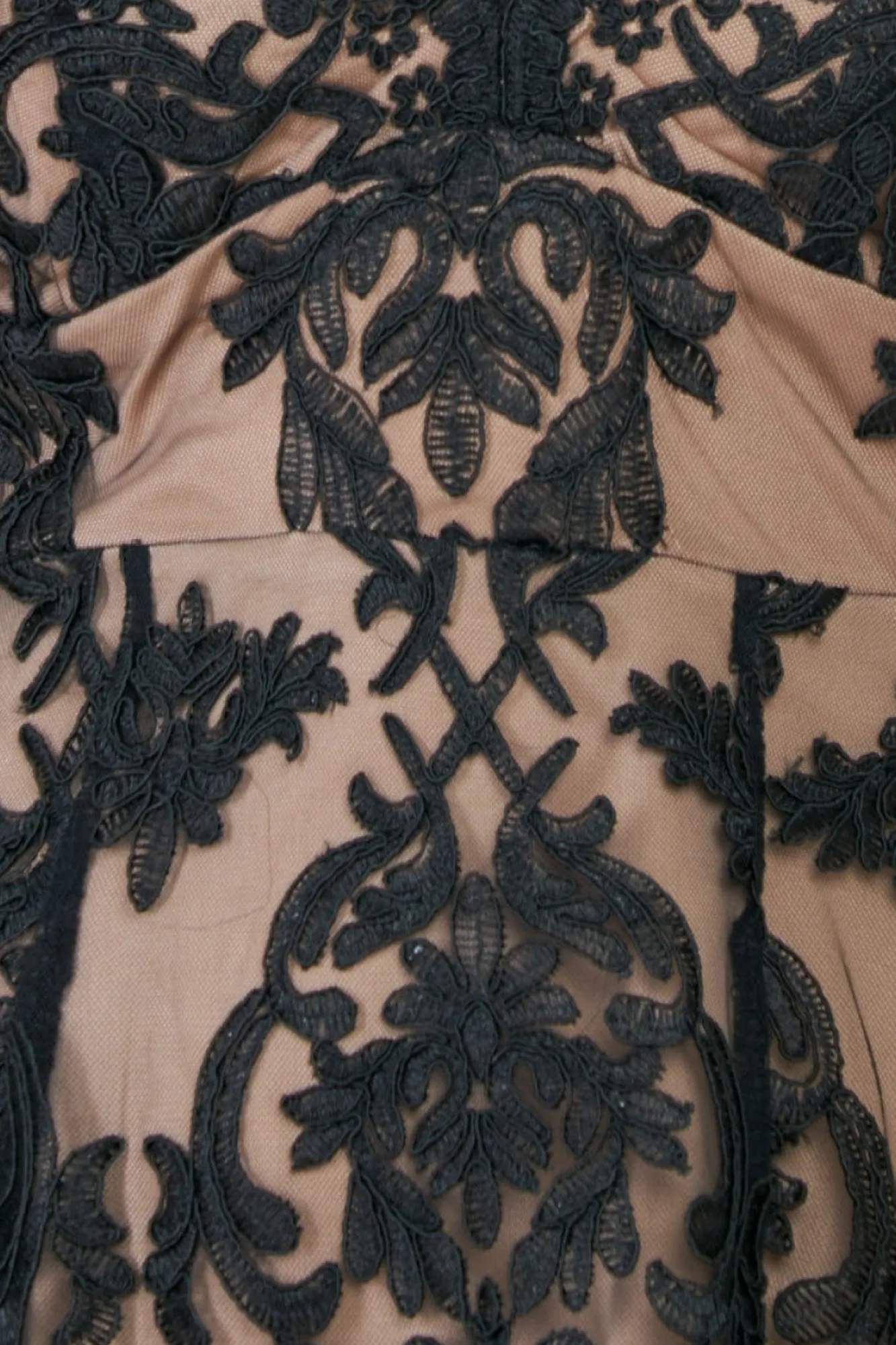 Midi Dresses^* Scalloped Lace Dipped Hem Midi Dress Black