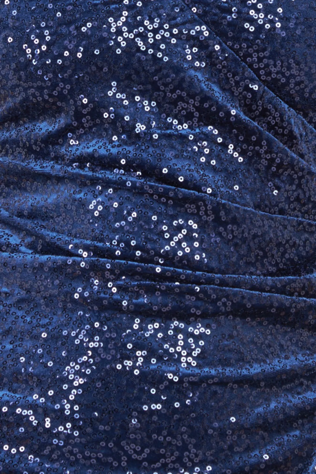 Maxi Dresses^* Sequin & Velvet Bardot High Low Maxi Navy