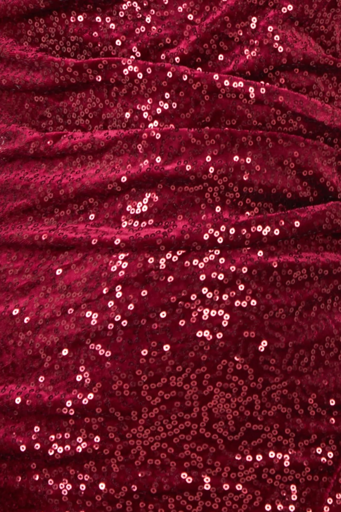 Maxi Dresses^* Sequin & Velvet Bardot High Low Maxi Wine