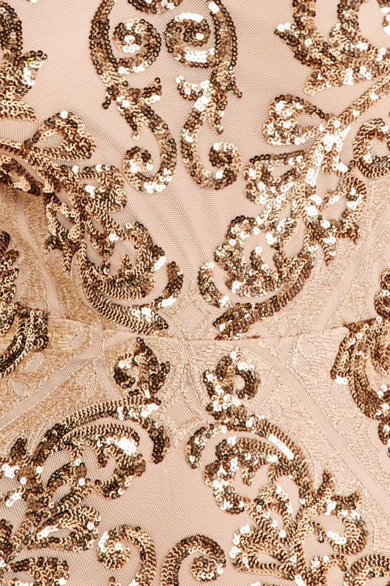 Maxi Dresses^* Sequin Cowl Back Maxi Champagne