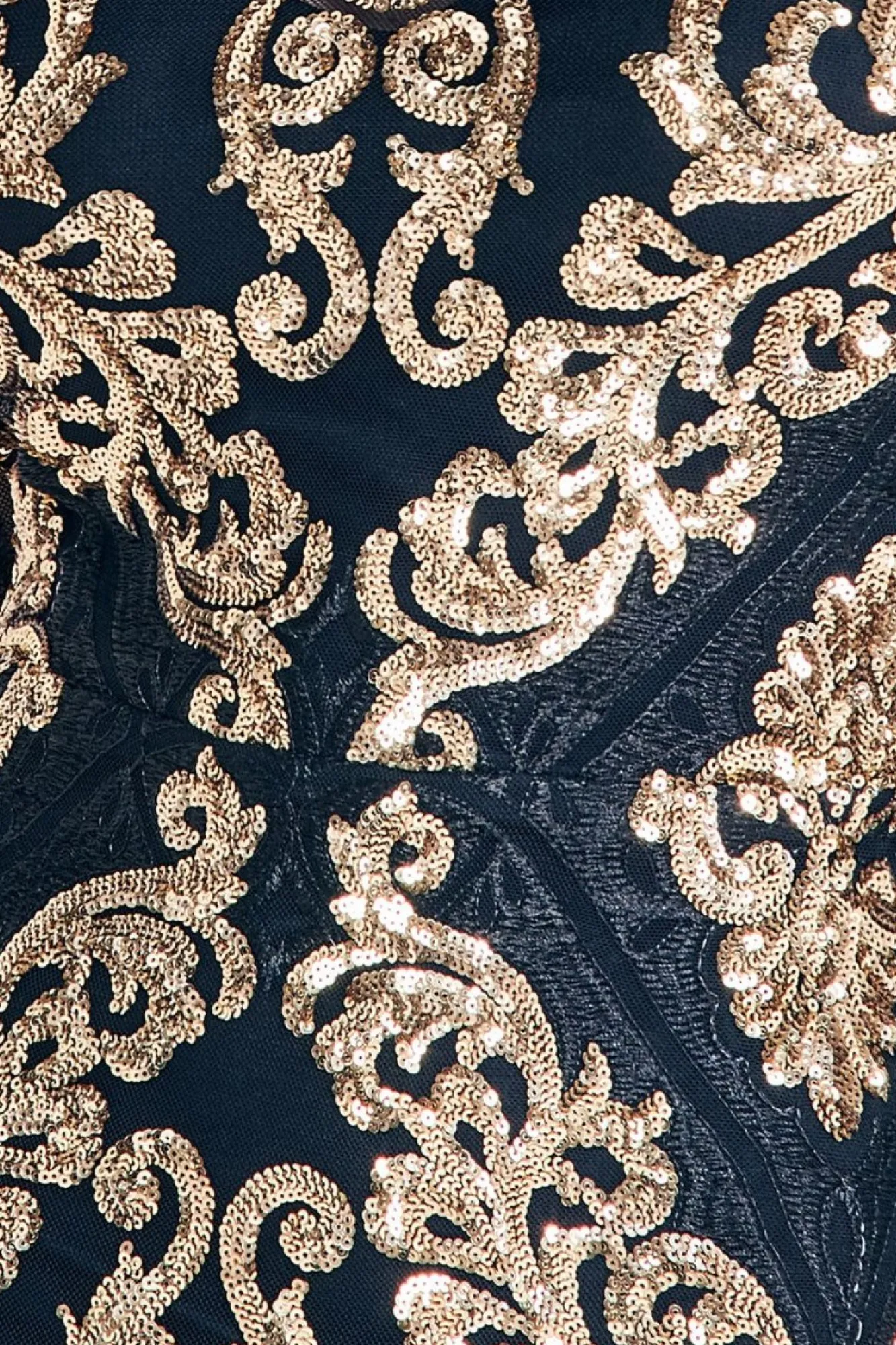 Maxi Dresses^* Sequin Cowl Back Maxi Black