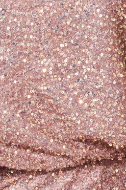 Midi Dresses^* Sequin Cowl Neck Midi Dress Nude