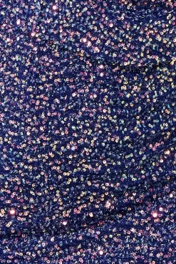 Midi Dresses^* Sequin Cowl Neck Midi Dress - Royal Blue Royalblue
