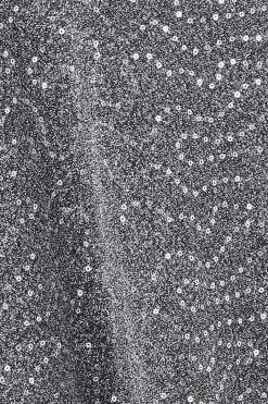 Maxi Dresses^* Sequin Lurex Flutter Sleeve Maxi Dress Silver