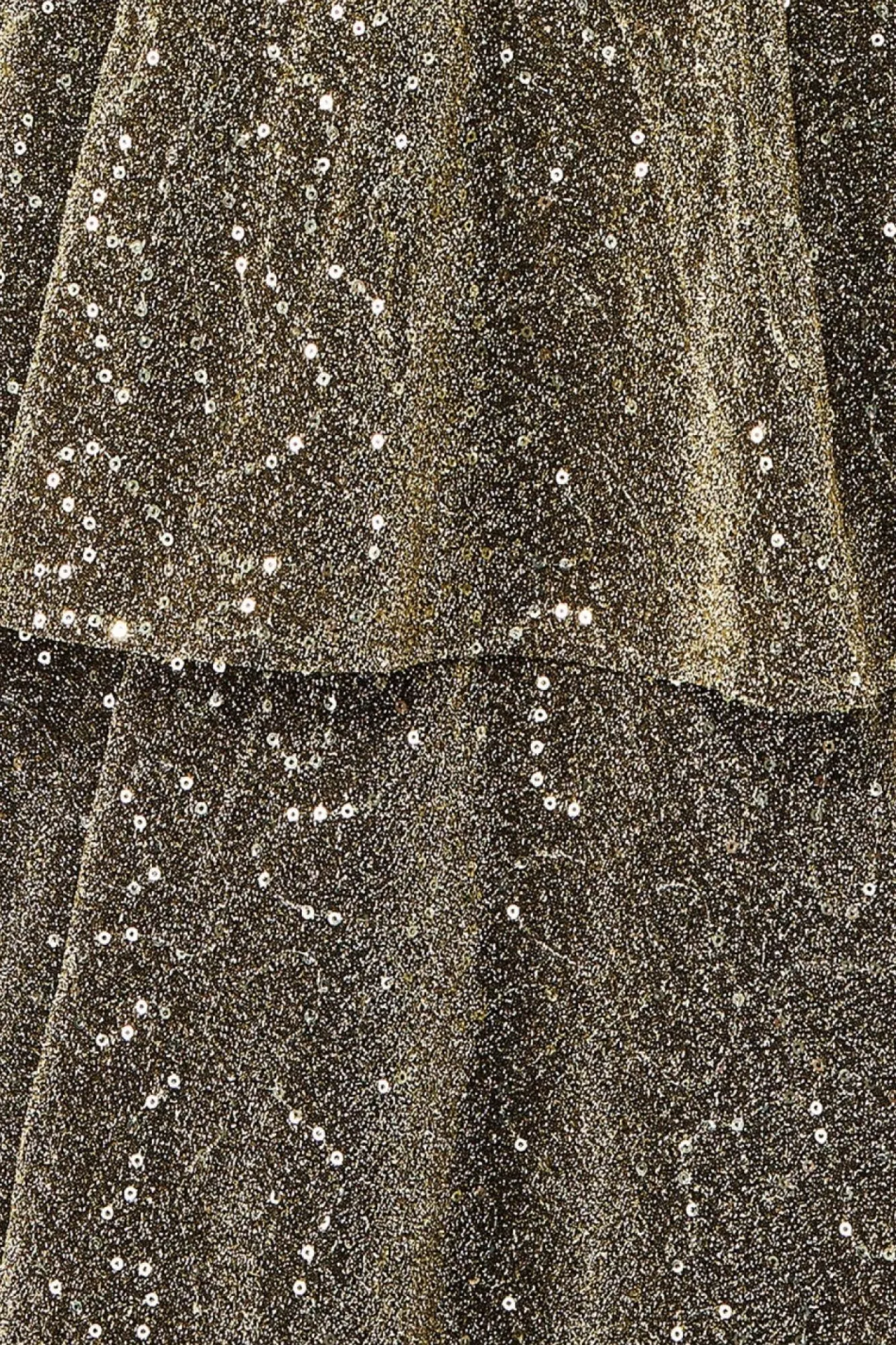 Maxi Dresses^* Sequin Lurex Tiered Maxi Dress Gold