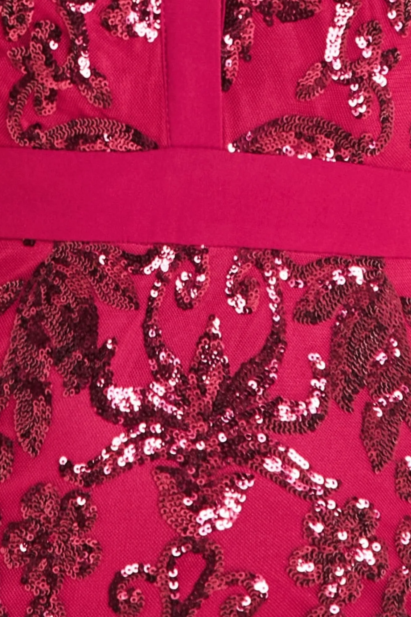 Maxi Dresses^* Sequin Mesh Shirt Maxi Chiffon Sleeves Burgundy