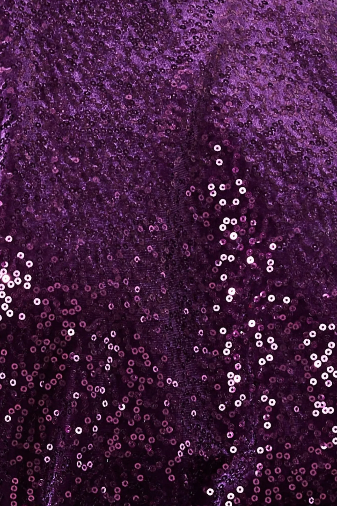 Jumpers^* Sequin Velvet Jumper Purple