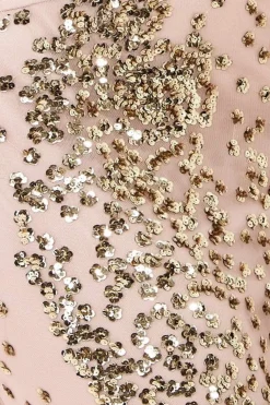 Maxi Dresses^* Spread On Sequin Maxi Dress Gold