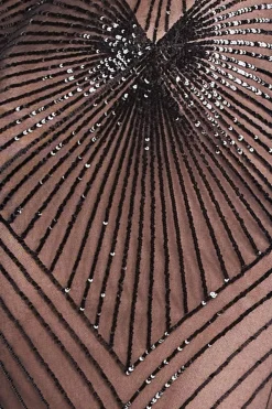 Maxi Dresses^* Starburst Sequin Maxi Black
