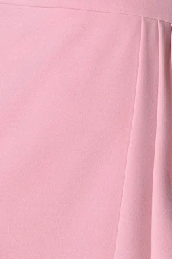 Midi Dresses^* Waterfall Sleeve Wrap Midi Dress Blush