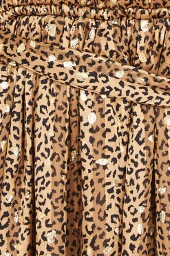 Maxi Dresses^* Wrap Printed Chiffon Maxi Dress - Animal Print Leopardprint