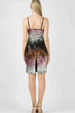 Mini Dresses^Aftershock London Ombre Sequin Midi Dress Multicolor