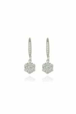Jewellery^Cachet London Abby 2.5Cm Earrings Platinum