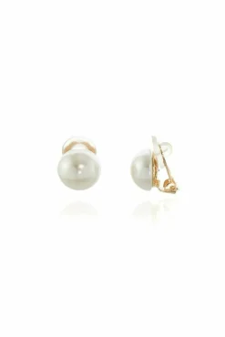 Jewellery^Cachet London Bibi 12Mm Clip Earrings White