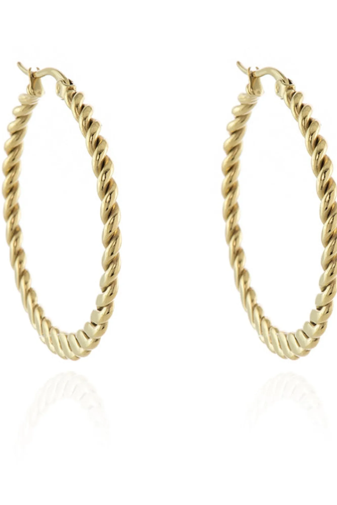 Jewellery^Cachet London Cachet Abital Hoop Earrings Plated In Gold