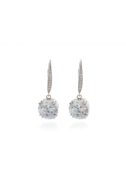Jewellery^Cachet London Cachet Bailey Cz Drop Earrings Silver