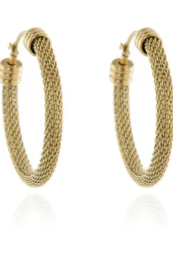 Jewellery^Cachet London Cachet Cady Hoop Earrings Plated In Gold