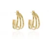 Jewellery^Cachet London Cachet Gabby Hoop Earrings Plated In Gold