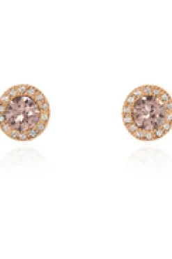 Jewellery^Cachet London Chickle Stud Earrings 18Ct Rose Gold Rosegold