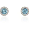 Jewellery^Cachet London Chickle Stud Earrings Aquamarine Blue