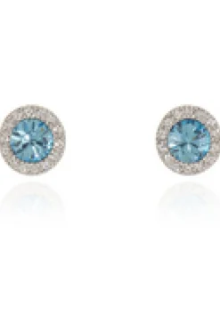 Jewellery^Cachet London Chickle Stud Earrings Aquamarine Blue