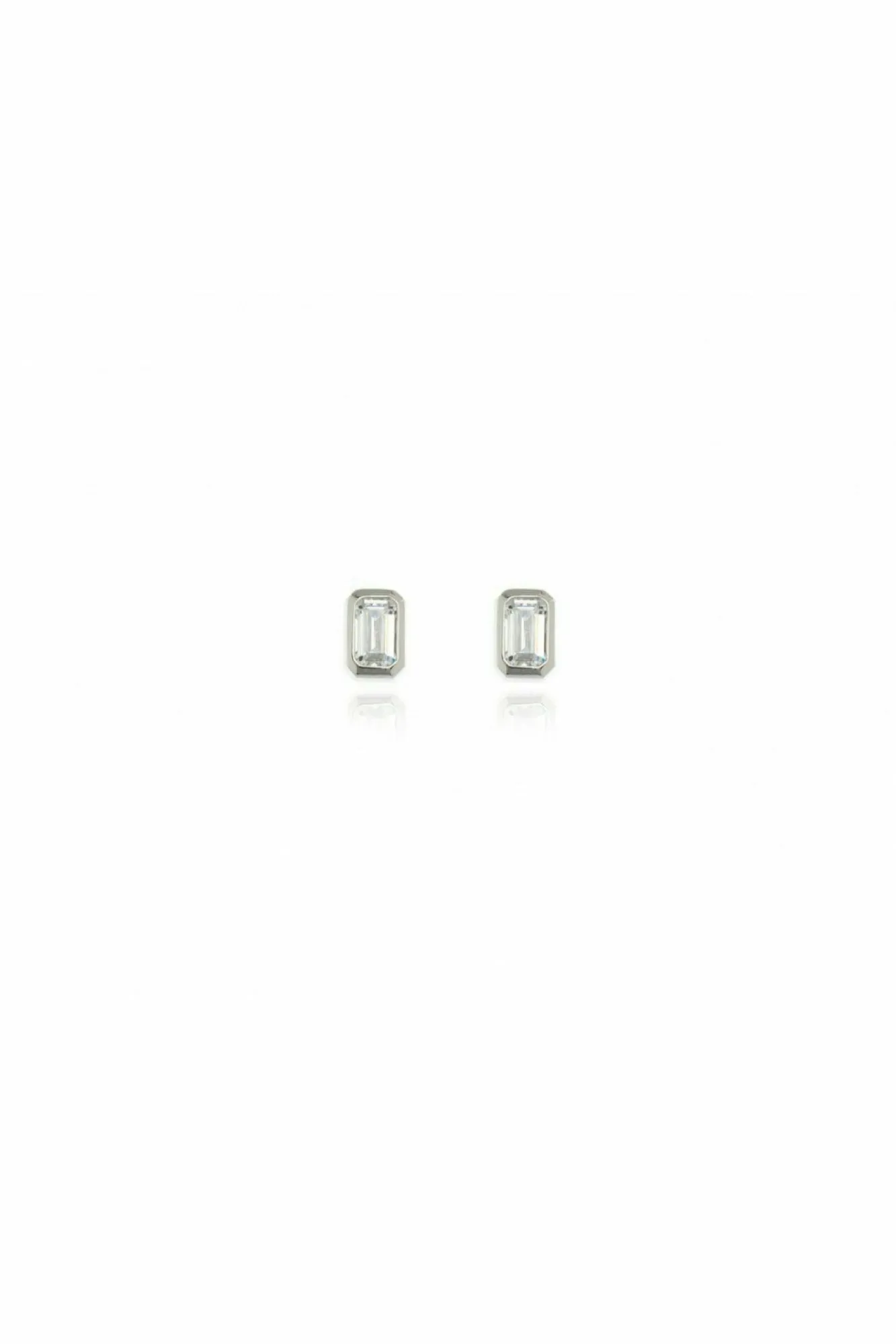 Jewellery^Cachet London Elin 0.7Cm Earrings Platinum