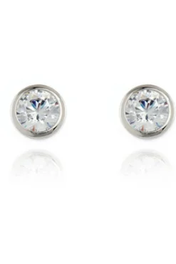 Jewellery^Cachet London Hatsu Earrings Platinum Plated Silver