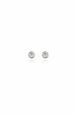Jewellery^Cachet London Hatu 0.7Cm Earrings Platinum