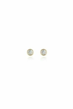 Jewellery^Cachet London Hatu 0.7Cm Earrings Gold