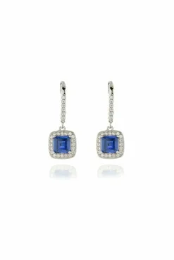 Jewellery^Cachet London Idola 2.5Cm Earrings-Platinum Tanzinte