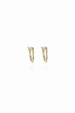 Jewellery^Cachet London Keely 18Mm Earrings 18Ct Plated Gold