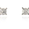 Jewellery^Cachet London Laine 6Mm Stud Earrings Platinum Plated White