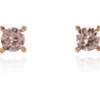 Jewellery^Cachet London Laine 6Mm Stud Earrings 18Ct Gold Rose